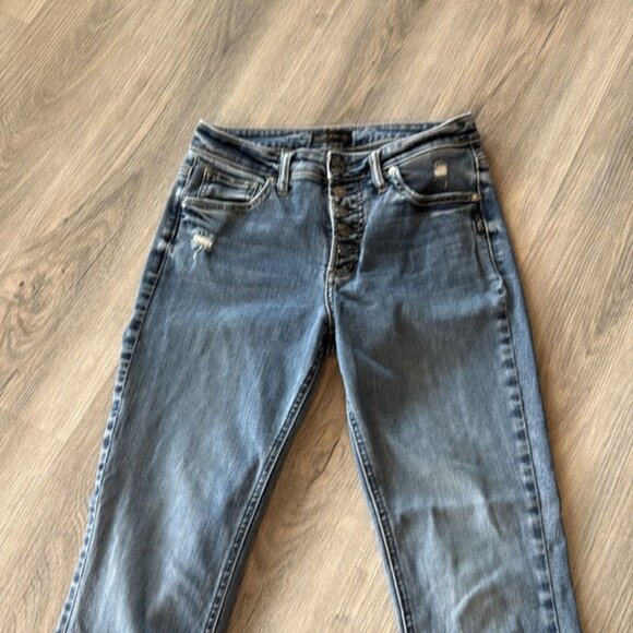 🚩 Silver Jeans most wanted straight denim jeans size 27 - Picture 5 of 12